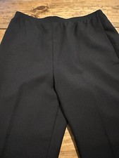 Vintage 1980's Women's Cape Cod Sportswear, Black Fancy Pants - Size 14