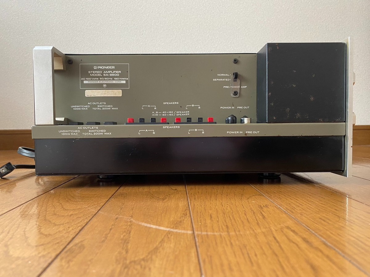 Pioneer SA-9800 Stereo Integrated Amplifier Transistor ((For