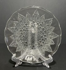 KIG Indonesia Clear Glass Butter/Dessert Bowls With Flowers And Leaves 5 Pieces 