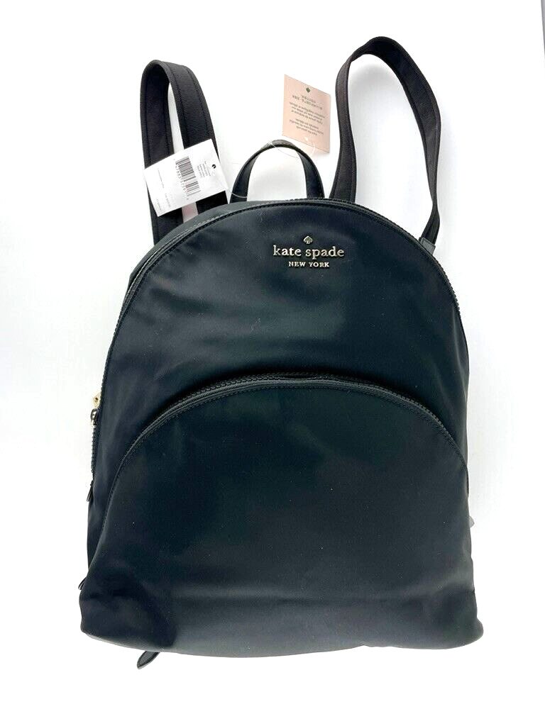 Kate Spade New York Karissa Nylon Large Backpack Black NWT 