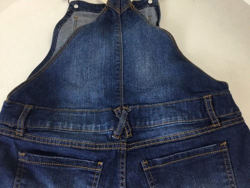 Bongo Denim blaue Damenjeans Shorts Overall Größe 1 Stretch gebraucht, in einwandfreiem Zustand - Bild 9 von 10