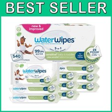Plant-Based Baby Wipes, Textured Clean, 540 Count