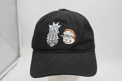 Rick and Morty Warped Faces Embroidered Graphic Adjustable Baseball Cap Dad Hat
