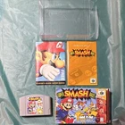 New ListingAuthentic - Super Smash Bros N64 - CIB With Protector Case