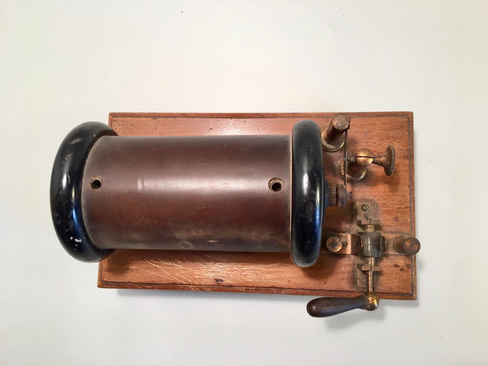 Ruhmkorff Funkeninduktor / Ferd. Ernecke Berlin / spark inductor / um 1900 - Bild 3 von 4