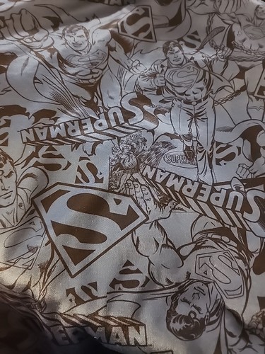 Licensed Superman Hoodie Boys Size L 10/12 Fleece Lined S Logo Graphic Print - Picture 9 of 14