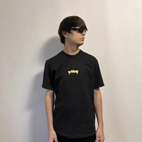 t shirt suprême noir moyen