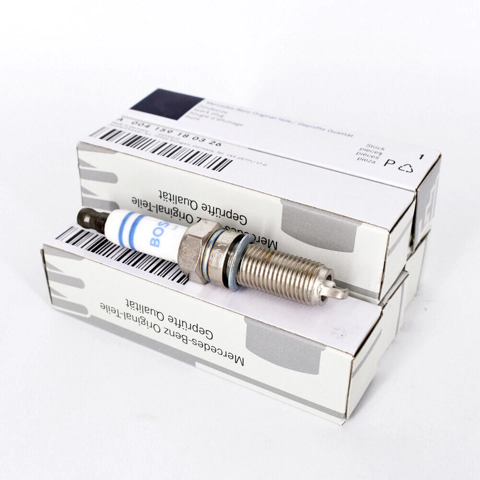 6PCS Bosch Spark Plugs YR7MPP33 For Mercedes Benz C230 C250 C300 CL550 E350 US — 第 3/4 张图片