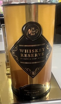 Bath & and Body Works 3.4 oz Whiskey Reserve Men s Cologne New In Box 100 mL