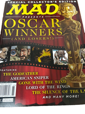 MAD magazine 2016 Oscar Winners plus Trump cover golfing