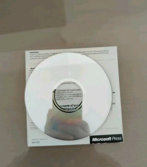 Microsoft Windows 98 CD disco Installazione Originale Perfetto Sistema Operativo - Imagen 4 de 4