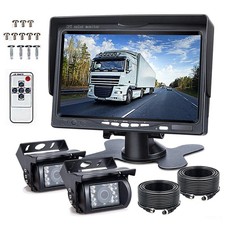 7'' Backup Camera and Monitor Kit System Back Parking Night Vision For Truck RV