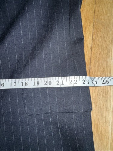 BROOKS BROTHERS MAKERS 2 Pc Suit BROOKSEASE Vintage Blue Striped 46L - Picture 12 of 24