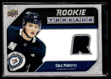 2021-22 Upper Deck Rookie Threads Retro Cole Perfetti Winnipeg Jets #RT-CP