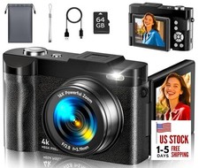 4K Digital Camera for Photography- 50MP Autofocus Vlogging Camera with 2.8"