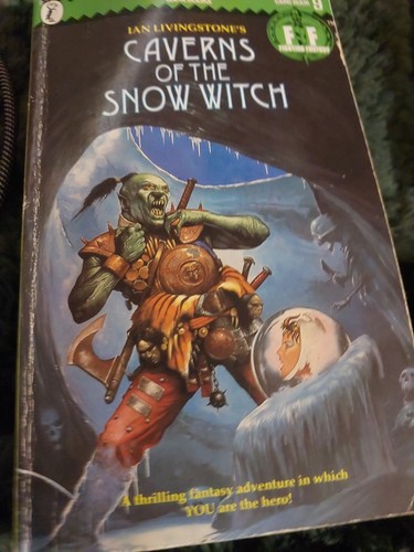 Caverns of the snow witch by Ian Livingstone 1984 Fighting Fantasy Gamebook 9 - Picture 2 of 8