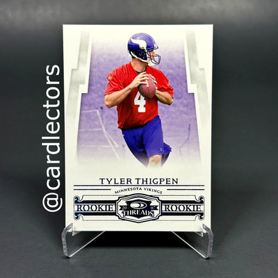2007 Donruss Threads TYLER THIGPEN #153 RC Century Proof Blue SP /350 VIKINGS