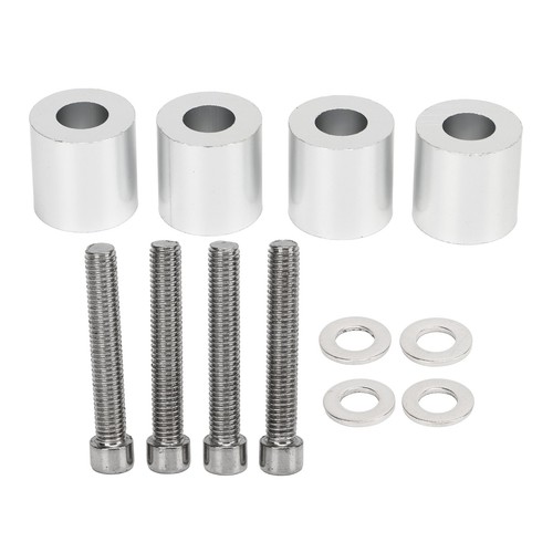 Pair Of Motorcycle Rear Grab Handle Silver Pa 2019 Grab Handles Pair Of - Photo 6/12