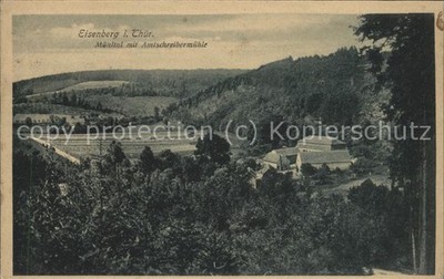 Eisenberg Thueringen Amtsschreibermühle im Mühltal