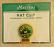 Masters Augusta Commemorative Hat Clip with Magnetic Removable Ball Marker