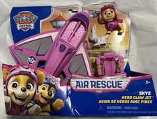 Paw Patrol Air Rescue SKYE- Hero Claw Jet-with Bunny, New