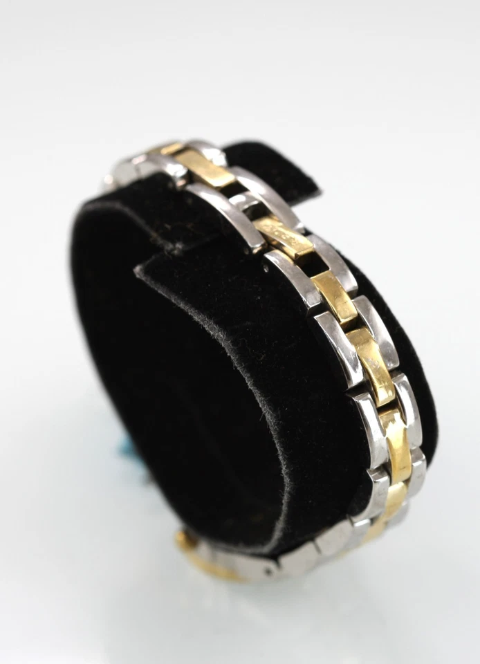 Relic Orologio Donna Argento Oro Acciaio Inox Pietre Wr 30m Batteria Bianco, - Immagine 2 di 4