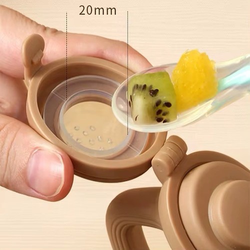 3x Baby Fruit Feeder Pacifier Nibbler Teether Food Mesh BPA-Free Training Set - Picture 4 of 5