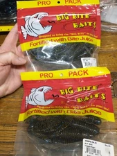 2-Pro Packs Big Bite Baits BFE 4 1/2" Plastic Creature Bait Tilapia Magic (50)