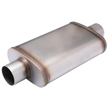 Universal 409 Stainless Muffler Straight-Through Performance Muffler 2.5"