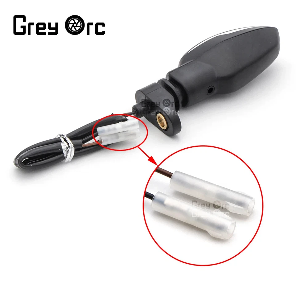 Luz intermitente LED 2 cables para Triumph Tiger 850 1050 Sport 900 GT Rally 800 Foto 3 de 4