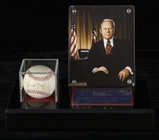 GERALD R. FORD - BASEBALL SIGNED