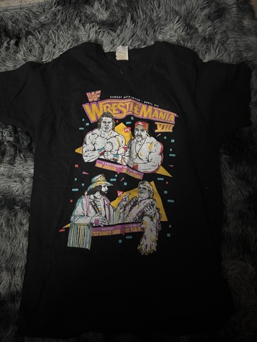 WWF WrestleMania 8 Shirt XL. Hulk Hogan 1992