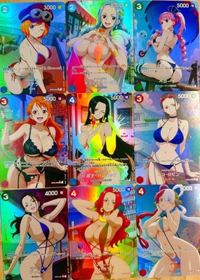 Boa Hancock Nami Perona Card One Piece Goddess Story Doujin Custom-9PCS/SET _81