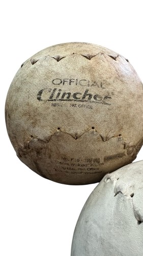 Menge 3 Debeer Drahtreifen 16" Leder Slowpitch Softbälle KOSTENLOSER VERSAND - Bild 3 von 4