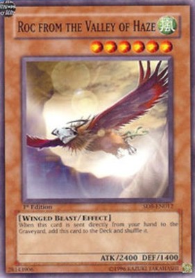 Roc from the Valley of Haze - SD8-EN012 - Common - Unlimited Edition - Damaged