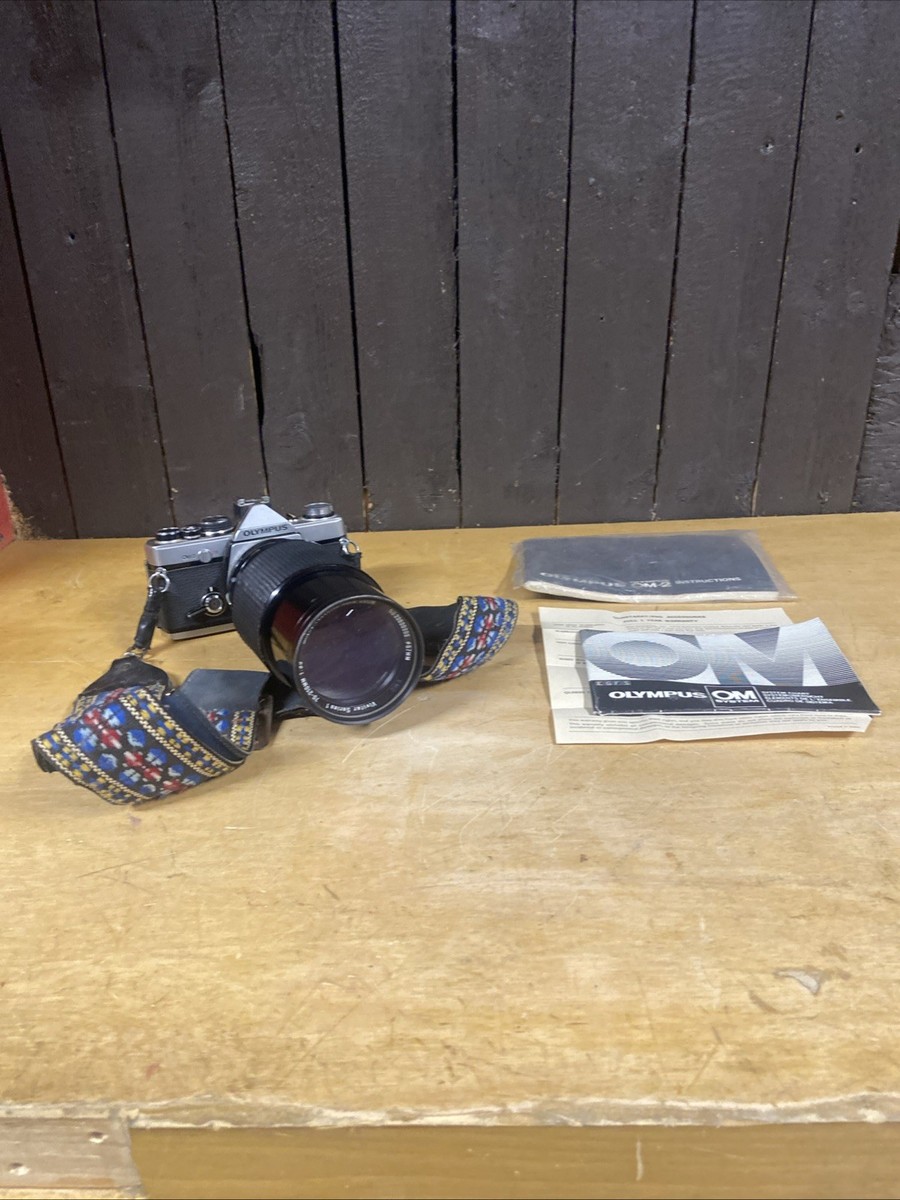 Vintage Olympus OM-2 SLR 35mm Film Camera G.Zuiko 50mm F1.4