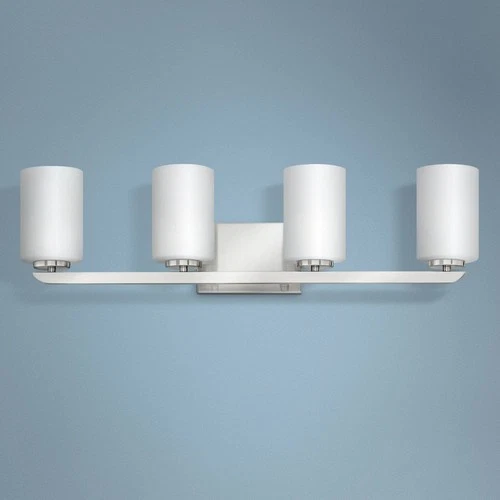 Hinkley Kyra 30" Wide Brushed Nickel 4-Light Bath Light - Picture 1 of 8