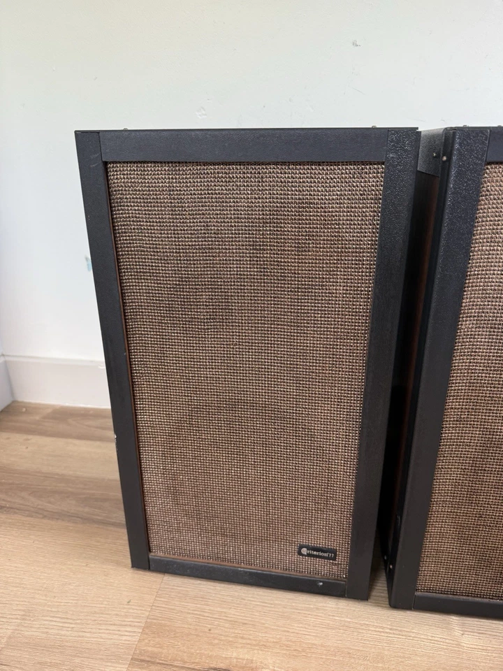 🍊Altavoces de piso Criterion 77 vintage años 70 | Modelo 99-02321WX 20" x 15" ¡FUNCIONA! Foto 2 de 4