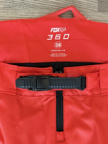 Fox Racing 360 Motocross Dirt Bike Off Road Pant Red Mens Size 38 NWOT - Picture 2 of 11