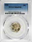 1942 Mercury Dime PCGS MS65 FB #GA6-48
