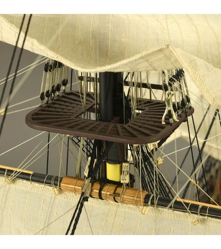 ARTESANIA 1/84 SANTISIMA TRINIDAD AT TRAFALGAR 1805 WOODEN SHIP MODEL KIT - Picture 7 of 7
