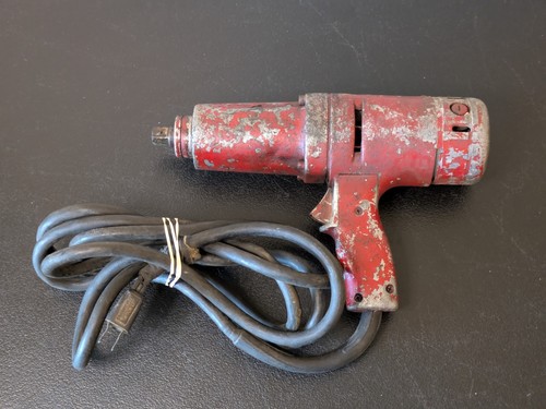 SIOUX Llave de Impacto Eléctrica Hecha en EE. UU. Roja De Colección Probada Funciona Excelente No. 330 - Imagen 4 de 4