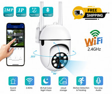 1080P Wireless WiFi Security Camera Outdoor PTZ Smart CCTV Night Vision