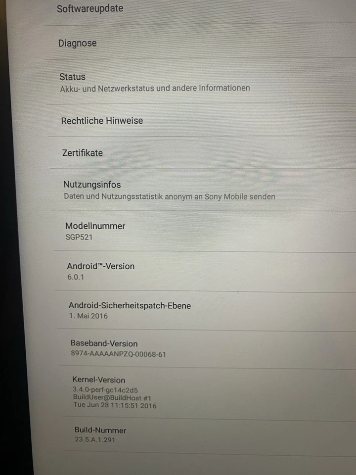 Sony Xperia Z2 SGP521 16GB, WLAN + 4G (Entsperrt), 25,7 cm (10,1 Zoll) - Schwarz - Bild 3 von 4