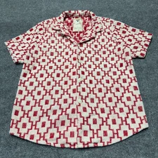 OAS Machu Cuba Soft Terry Cloth Shirt Swimming Beach Day Towel Men Large