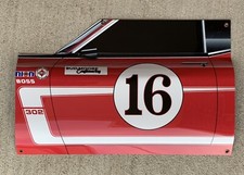 WOW! Ford Mustang Boss #16 302 1969 serie Trans Am letrero estilo puerta