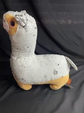 Adventure Planet Sequinimal Sequin Llama Plush Alpaca Stuffed Animal Reversible 