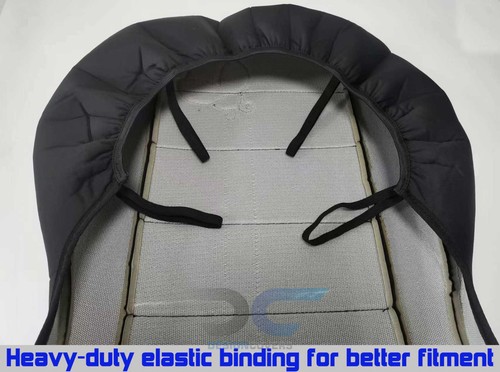Front+Rear black-charcoal USA flag car seat covers fits wrangler JL 18-2023 - Picture 4 of 14