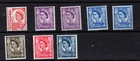 Jersey. 1958-69. Set x 8 values, inc. phosphor varieties. Fine unmounted mint.