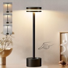 Rechargeable LED Table Lamp, 3 Color Modes, USB Desk Light for Home, Outdoor